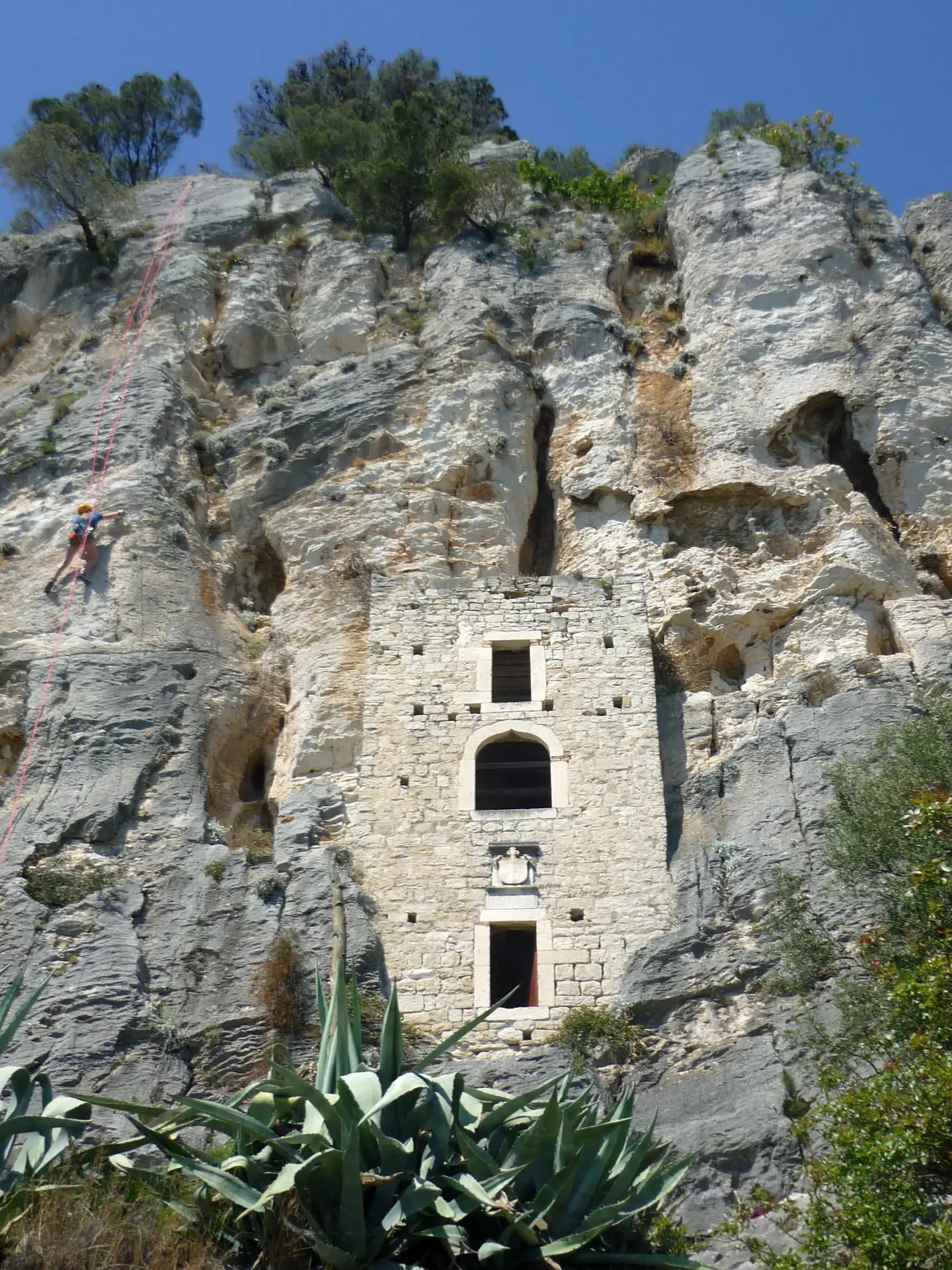 old stone church in the stonesn on the hill