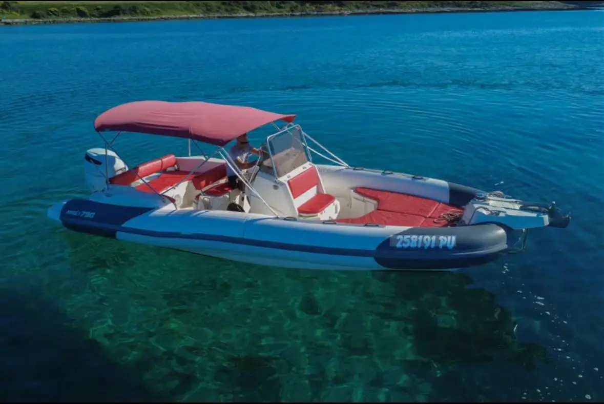 man on a boat on a sea