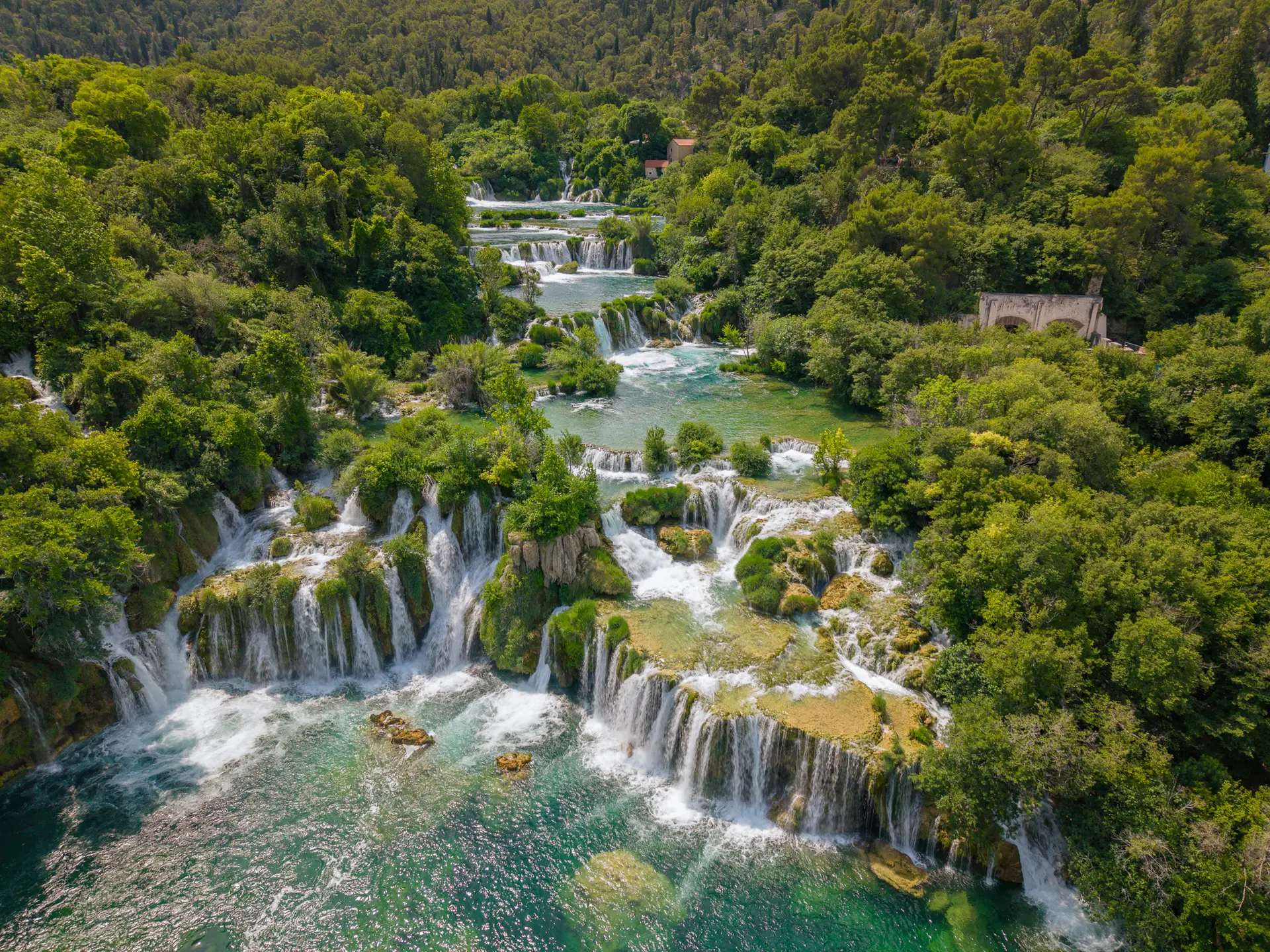 waterfalls in nature