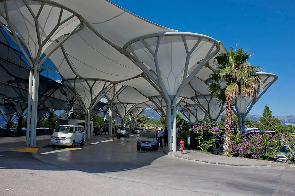 outside of an airport
